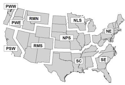 regions map